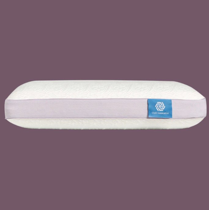 Latex and memory foam mattress samples side by side for comparison