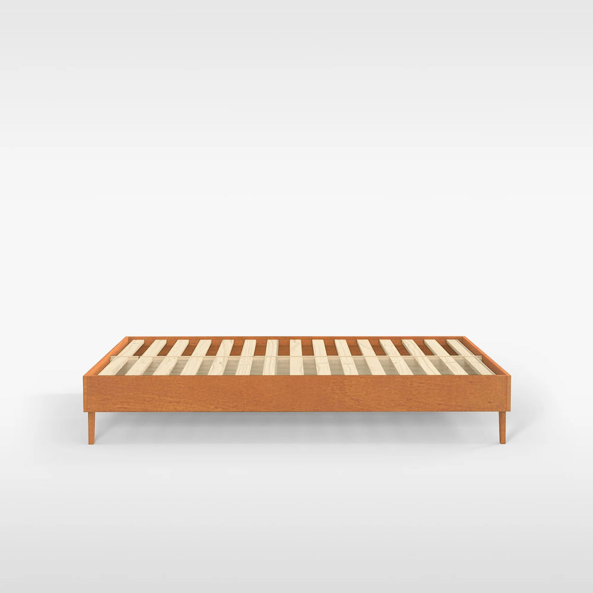 eLuxury Wooden Platform Bed Frame (Almond) - Select Mattress Co.